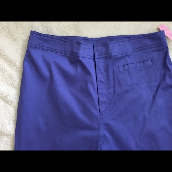 Debra Deroo purple pants, sz M, NWT $132.00 - Picture 3 of 8